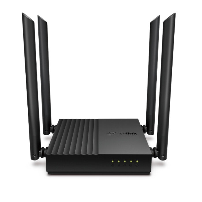 TP-Link TP-Link Archer C64 draadloze router Gigabit Ethernet Dual-band (2.4 GHz / 5 GHz) Zwart