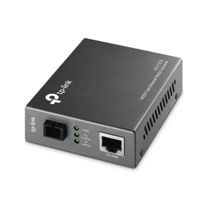TP-Link TP-Link MC112CS netwerk media converter 1000 Mbit/s 1550 nm Zwart