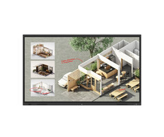 LG LG CreateBoard Standard interactief whiteboard 2,18 m (86") 3840 x 2160 Pixels Touchscreen Zwart