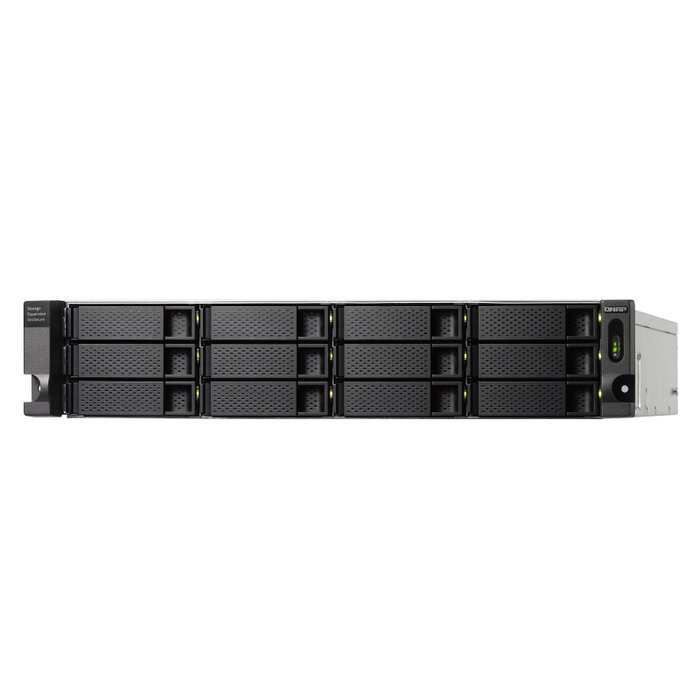 QNAP QNAP TL-R1200C-RP behuizing voor opslagstations HDD-/SSD-behuizing Zwart, Grijs 2.5/3.5"