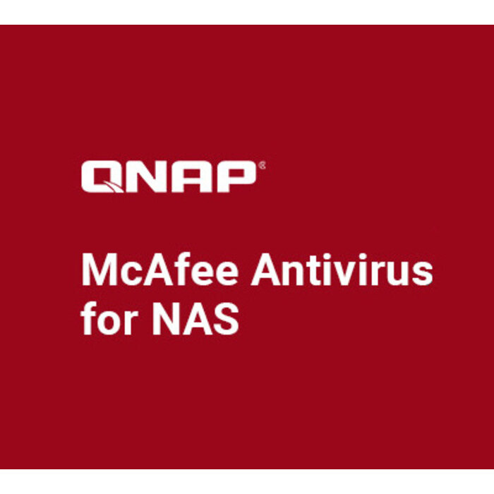QNAP QNAP LS-MCAFEE-5Y softwarelicentie & -uitbreiding 1 licentie(s) Electronic License Delivery (ELD) 5 jaar
