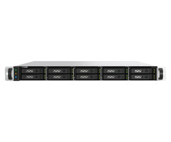 QNAP QNAP TS-h1077AFU-R7-32G NAS Rack (1U) AMD Ryzen™ 7 32 GB DDR5 0 TB QNAP QTS Zwart, Grijs