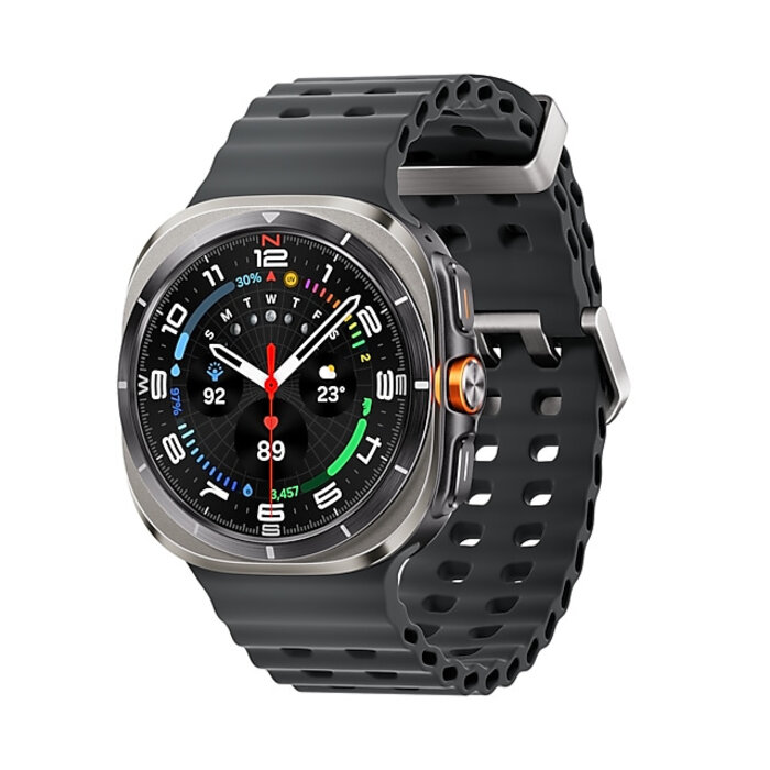 Samsung Samsung Galaxy Watch Ultra 3,81 cm (1.5") AMOLED 47 mm Digitaal 480 x 480 Pixels Touchscreen 4G Zilver, Titanium Wifi GPS