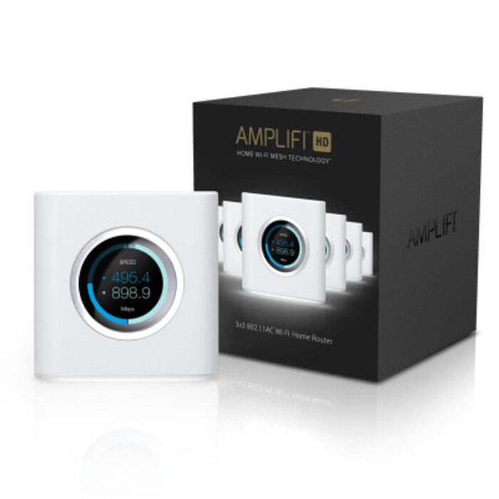 Ubiquiti AmpliFi HD Mesh Router draadloze router Gigabit Ethernet Dual-band (2.4 GHz / 5 GHz) Wit