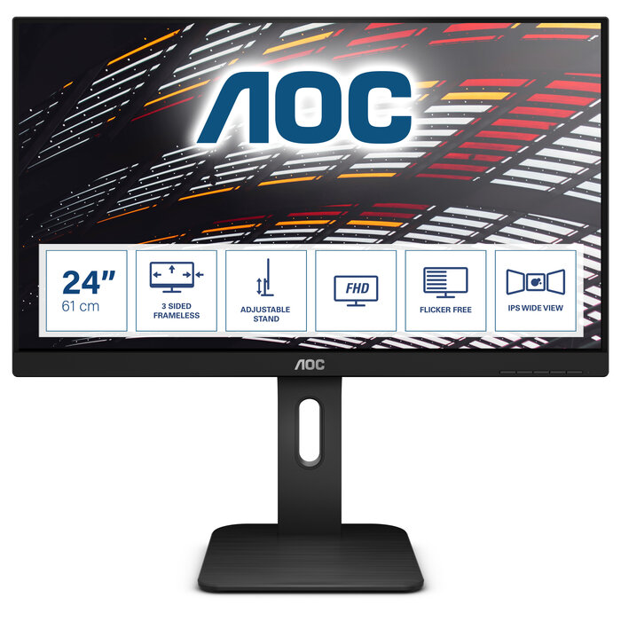 AOC AOC P1 X24P1 computer monitor 61 cm (24") 1920 x 1200 Pixels WUXGA LED Zwart