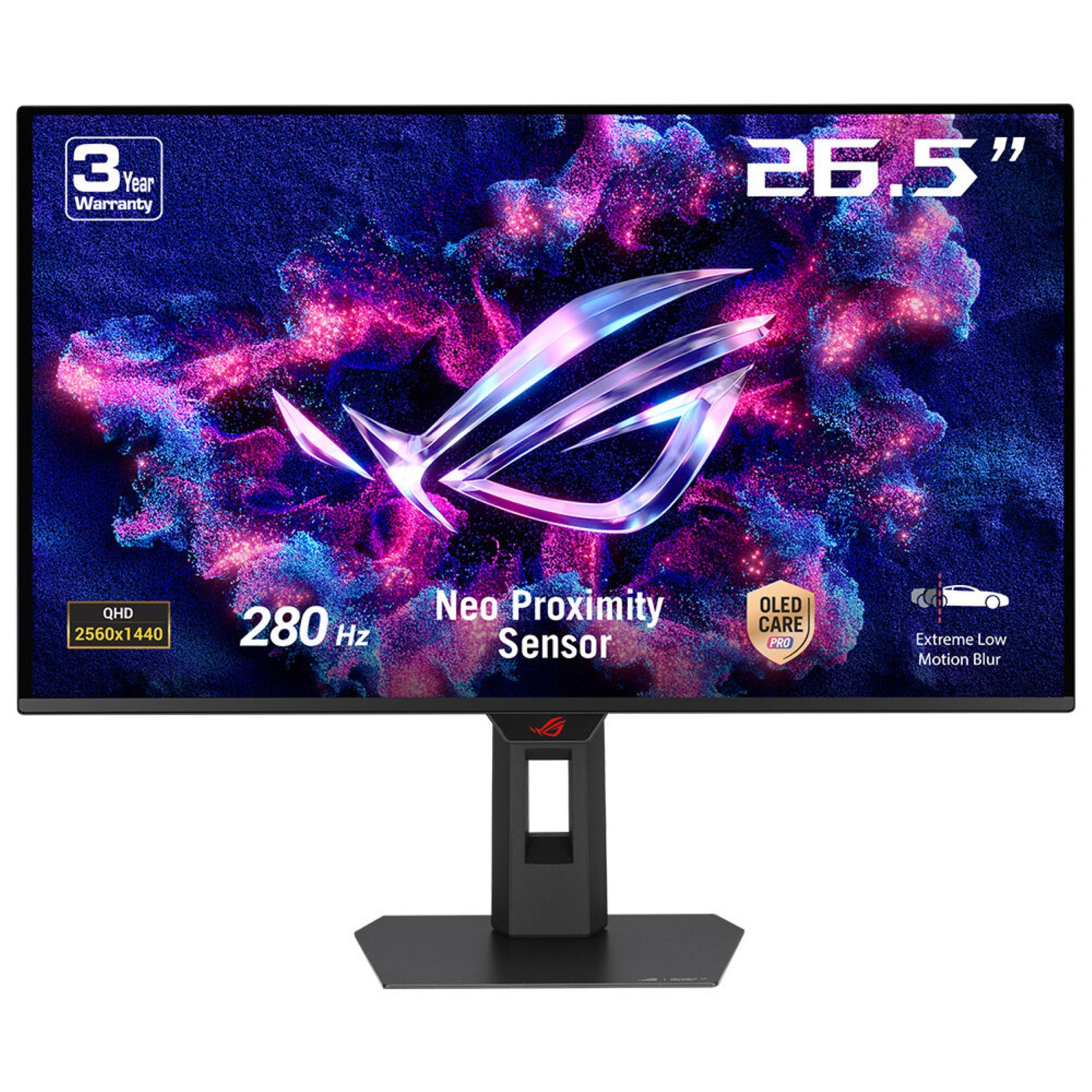 Asus ASUS ROG Strix OLED XG27ACDMS computer monitor 67,3 cm (26.5") 2560 x 1440 Pixels Quad HD QD-OLED Zwart