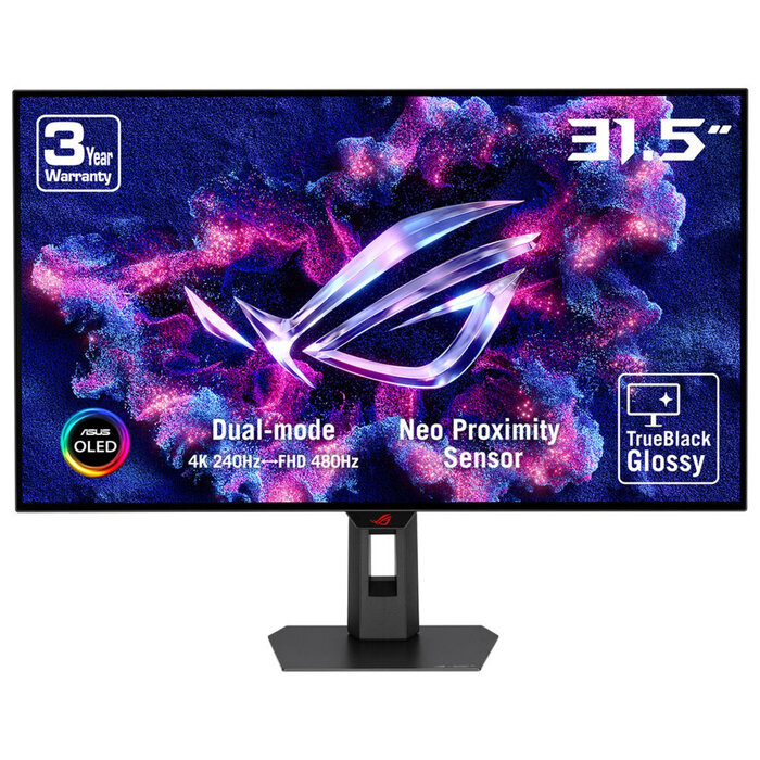 Asus ASUS ROG Strix XG32UCWMG computer monitor 80 cm (31.5") 3840 x 2160 Pixels 4K Ultra HD OLED Zwart