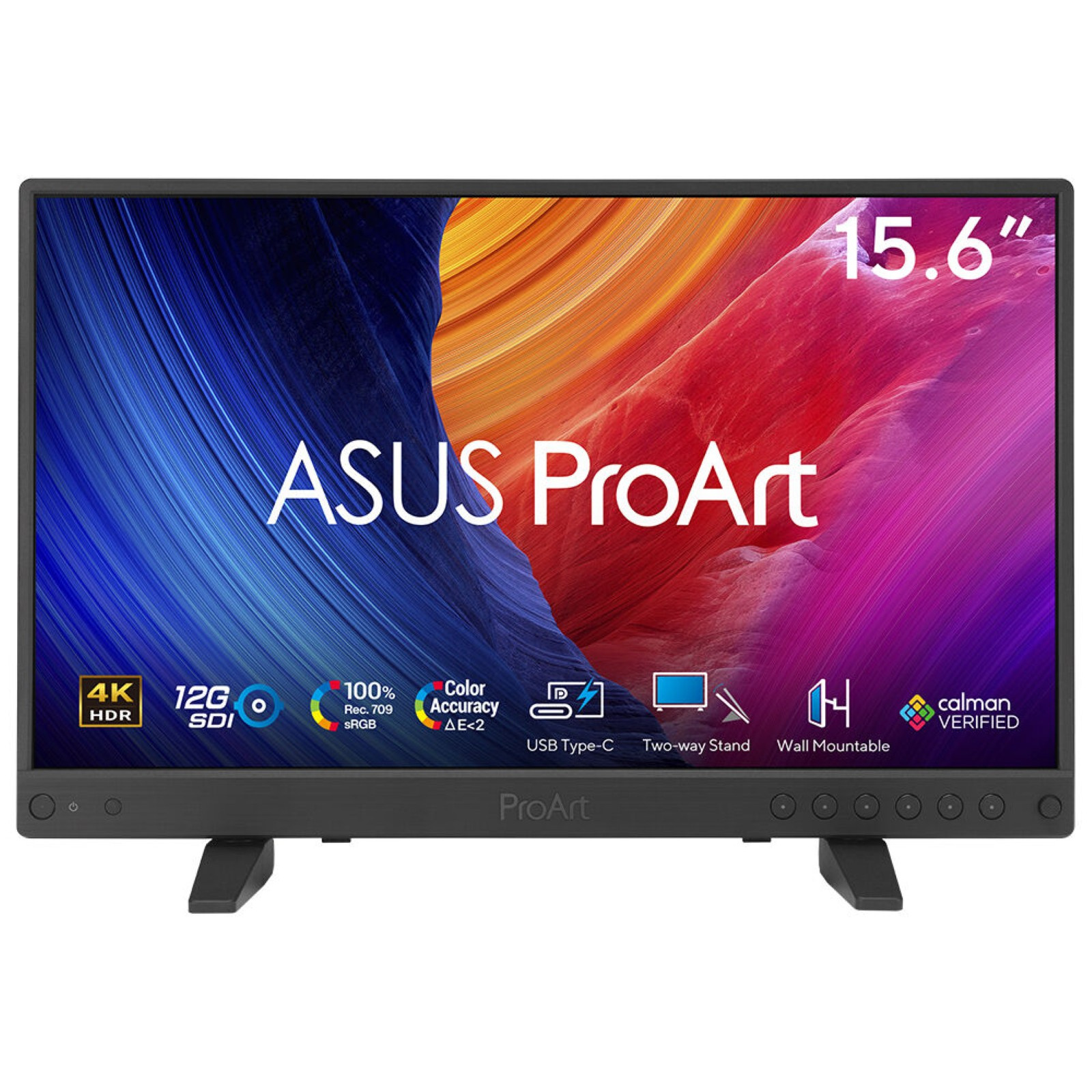 Asus ASUS ProArt PA16USV computer monitor 39,6 cm (15.6") 3840 x 2160 Pixels 4K Ultra HD LCD Zwart