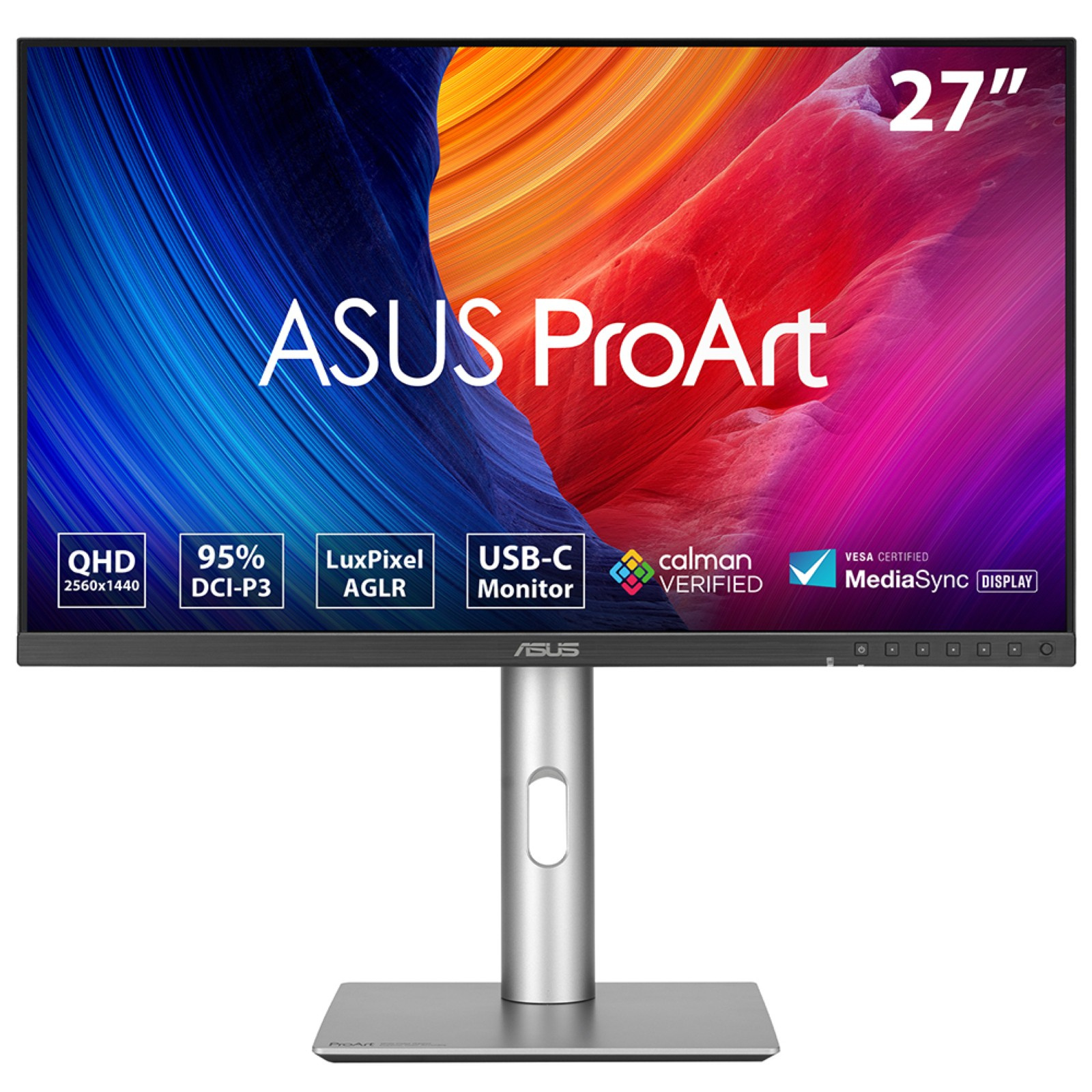 Asus ASUS ProArt PA278CFRV computer monitor 68,6 cm (27") 2560 x 1440 Pixels Quad HD LCD Zwart