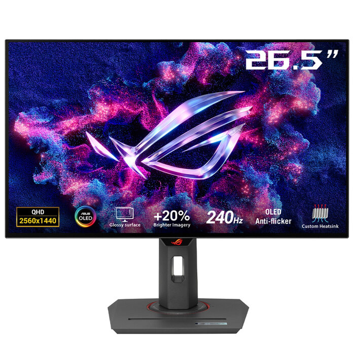 Asus ASUS ROG Strix OLED XG27AQDMG computer monitor 67,3 cm (26.5") 2560 x 1440 Pixels Quad HD Zwart