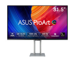 Asus ASUS ProArt OLED PA32UCDM computer monitor 80 cm (31.5") 3840 x 2160 Pixels 4K Ultra HD QD-OLED Zilver