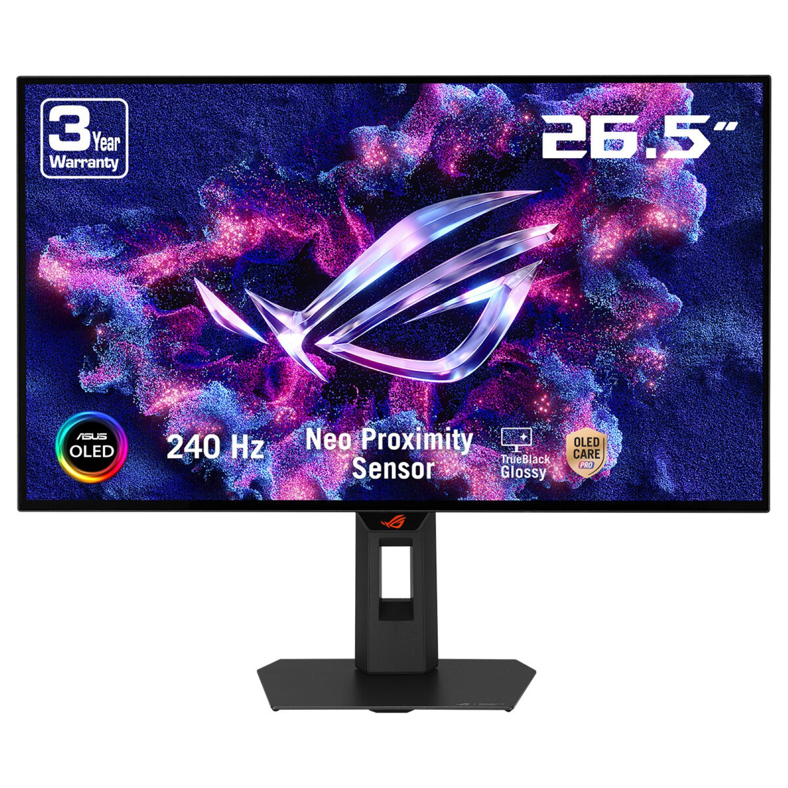 Asus ASUS ROG Strix OLED XG27AQDMGR computer monitor 67,3 cm (26.5") 2560 x 1440 Pixels Quad HD Zwart