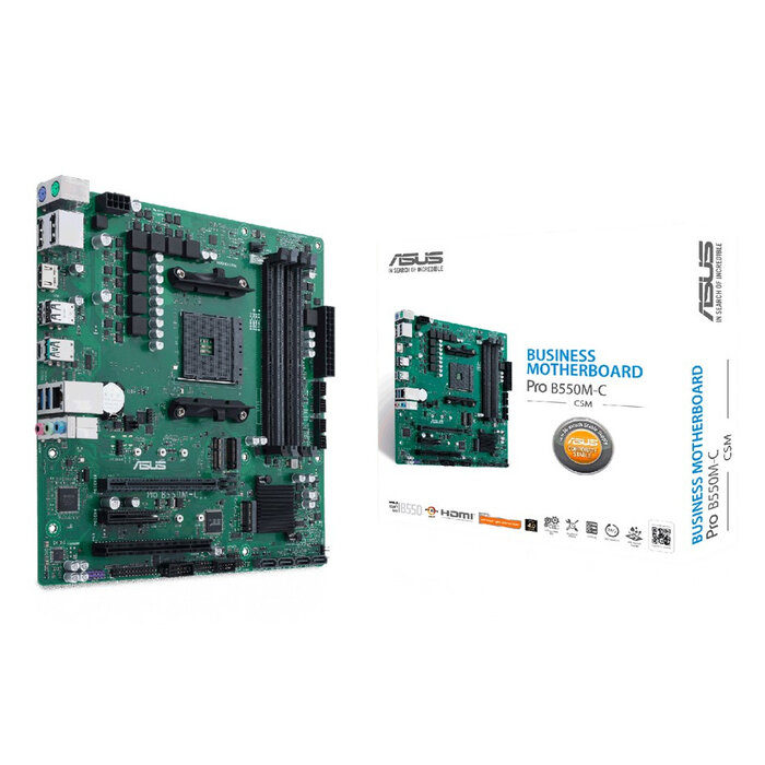 Asus ASUS PRO B550M-C/CSM AMD B550 Socket AM4 micro ATX