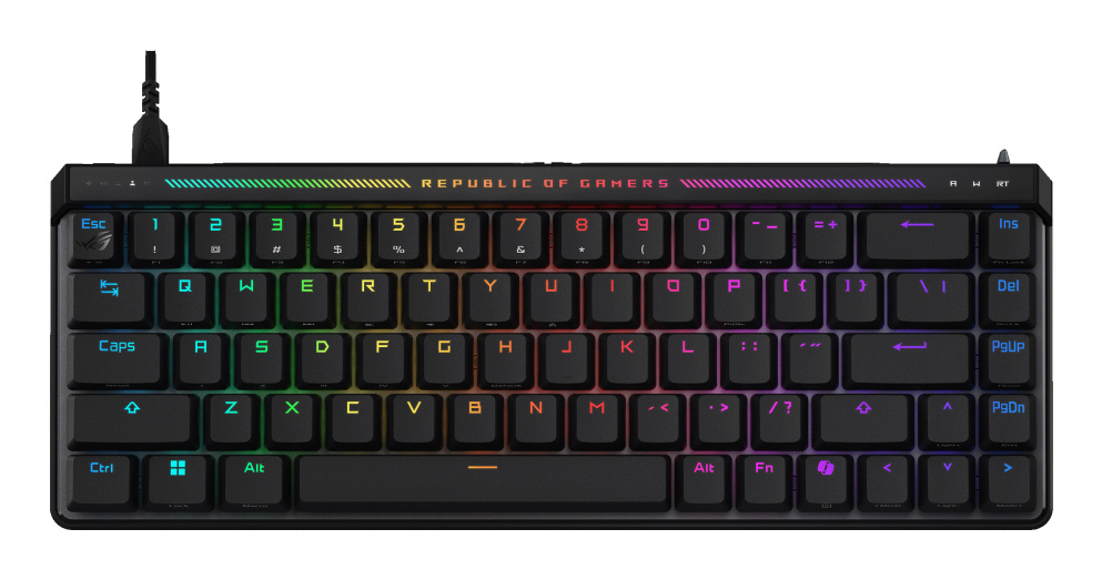 Asus ASUS ROG Falchion Ace HFX toetsenbord Gamen USB Frans Zwart