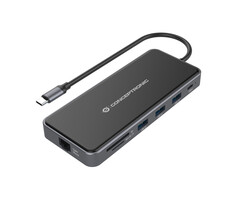 Conceptronic Conceptronic DONN15G laptop dock & poortreplicator Bedraad USB 3.2 Gen 1 (3.1 Gen 1) Type-C Grijs