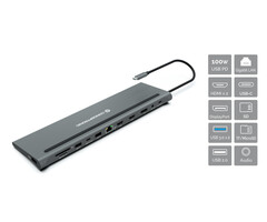 Conceptronic Conceptronic DONN17G laptop dock & poortreplicator Bedraad USB 3.2 Gen 1 (3.1 Gen 1) Type-C Grijs