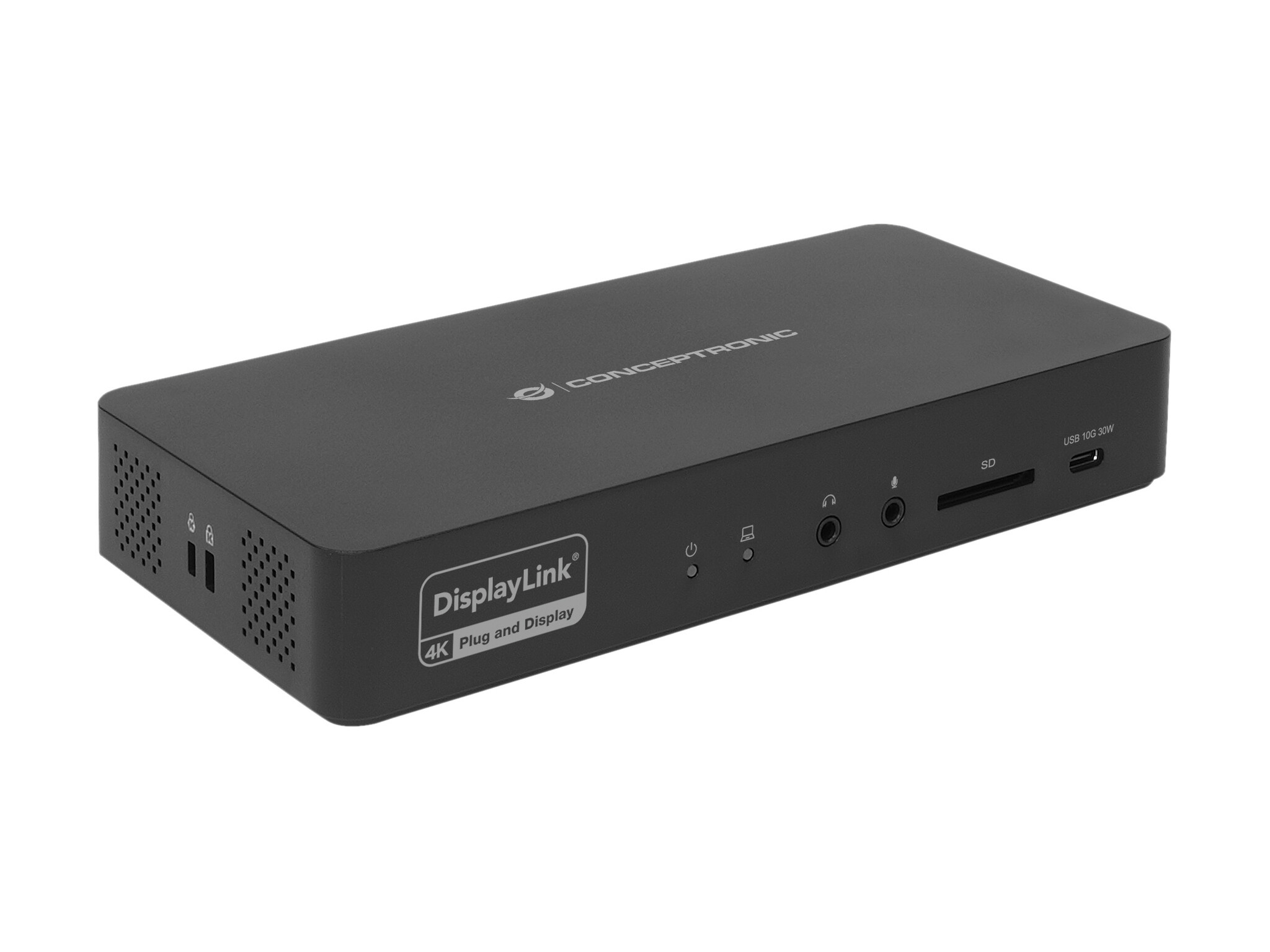 Conceptronic Conceptronic DONN31B laptop dock & poortreplicator Bedraad USB 3.2 Gen 2 (3.1 Gen 2) Type-C Zwart