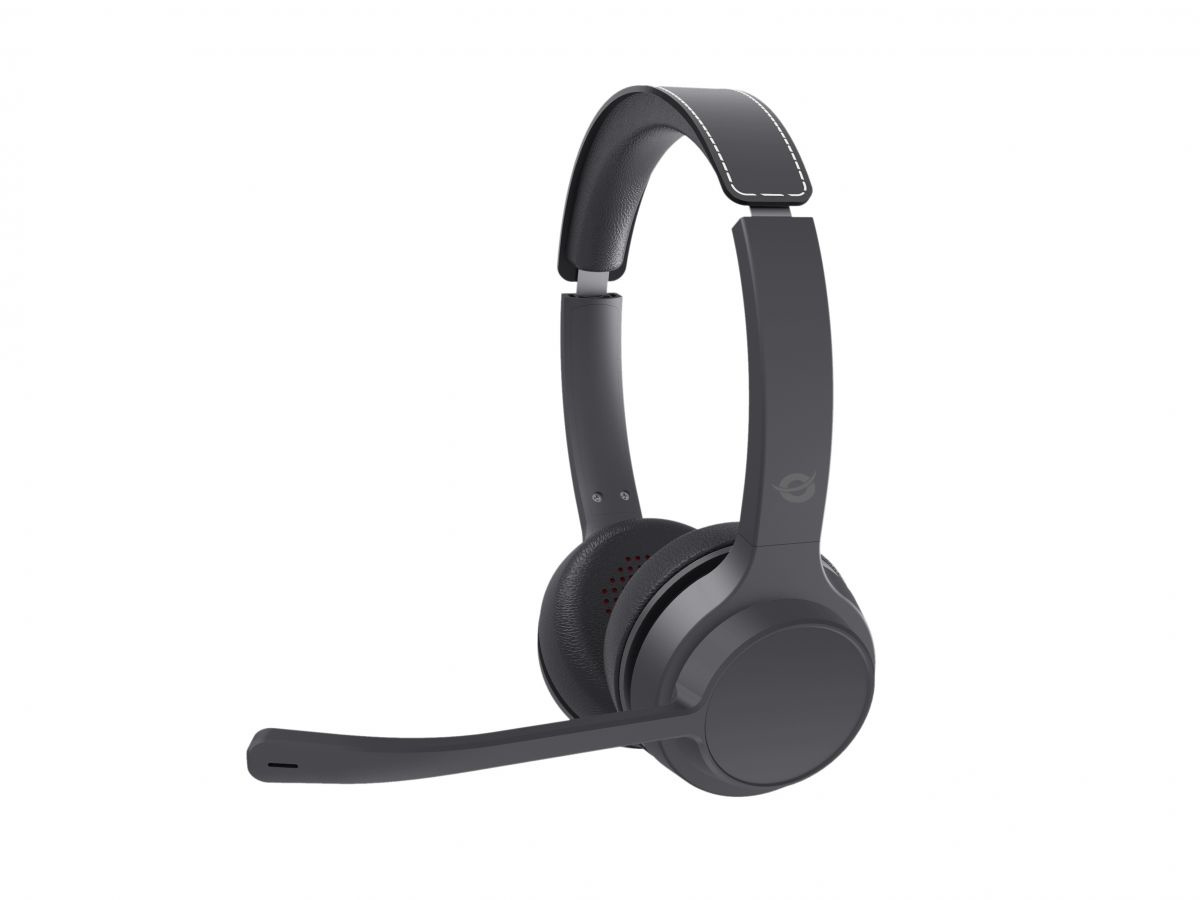 Conceptronic Conceptronic POLONA04B hoofdtelefoon/headset Bedraad en draadloos Hoofdband Oproepen/muziek USB Type-C Bluetooth Zwart