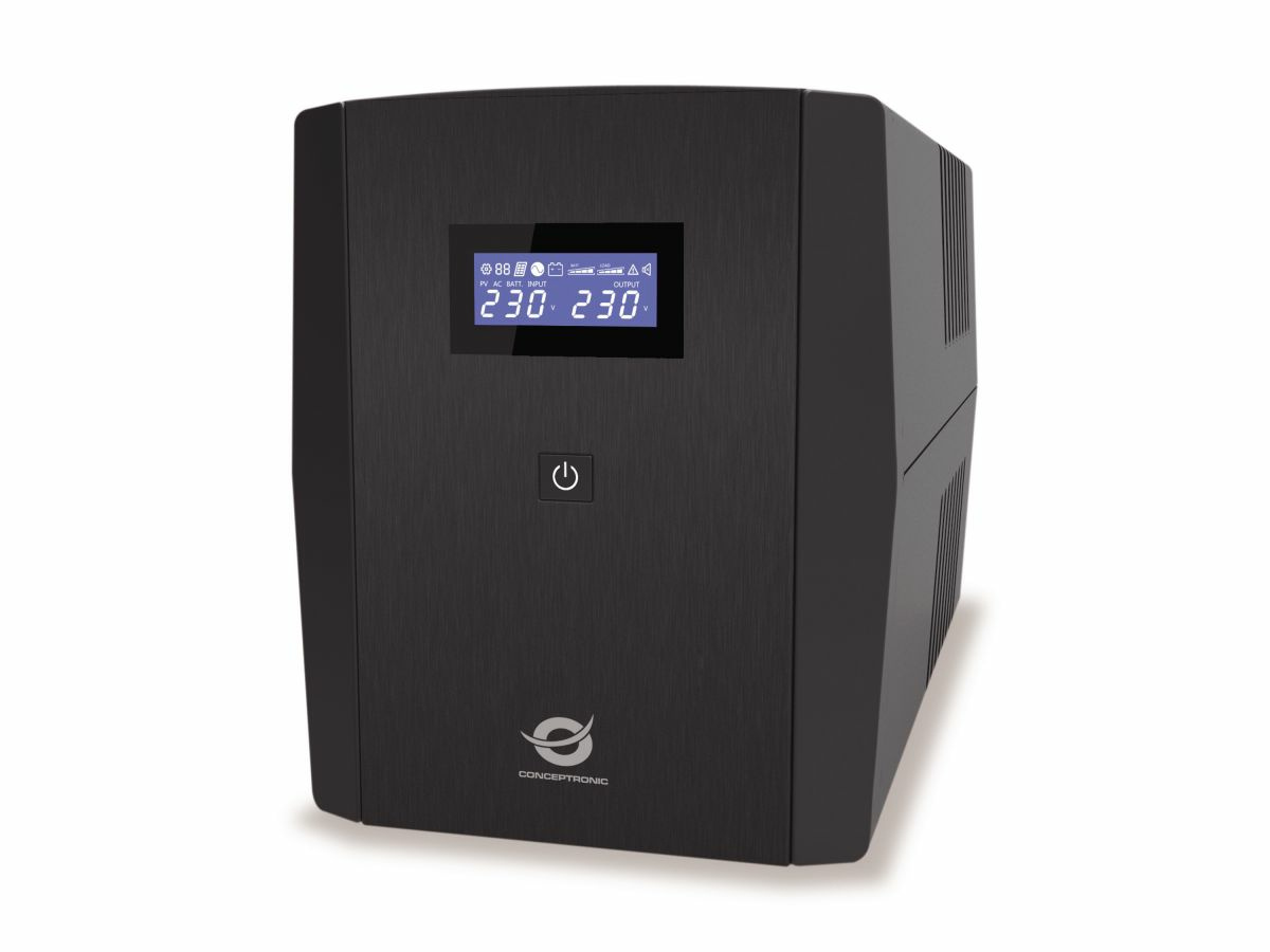 Conceptronic Conceptronic ZEUS08EM UPS Line-interactive 1,5 kVA 900 W 5 AC-uitgang(en)