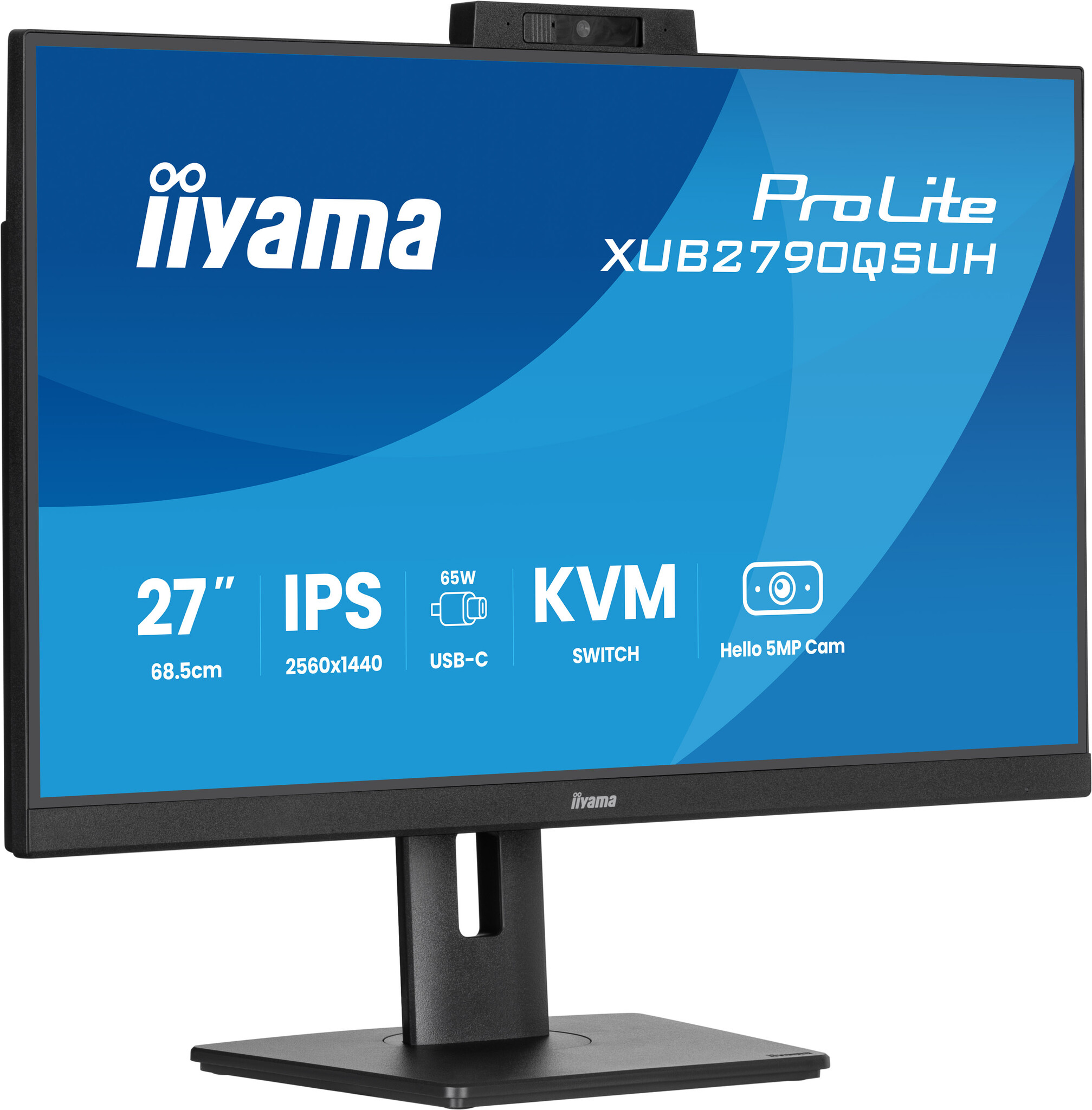 iiyama iiyama ProLite XUB2790QSUH-B2 computer monitor 68,6 cm (27") 2560 x 1440 Pixels Quad HD LED Zwart