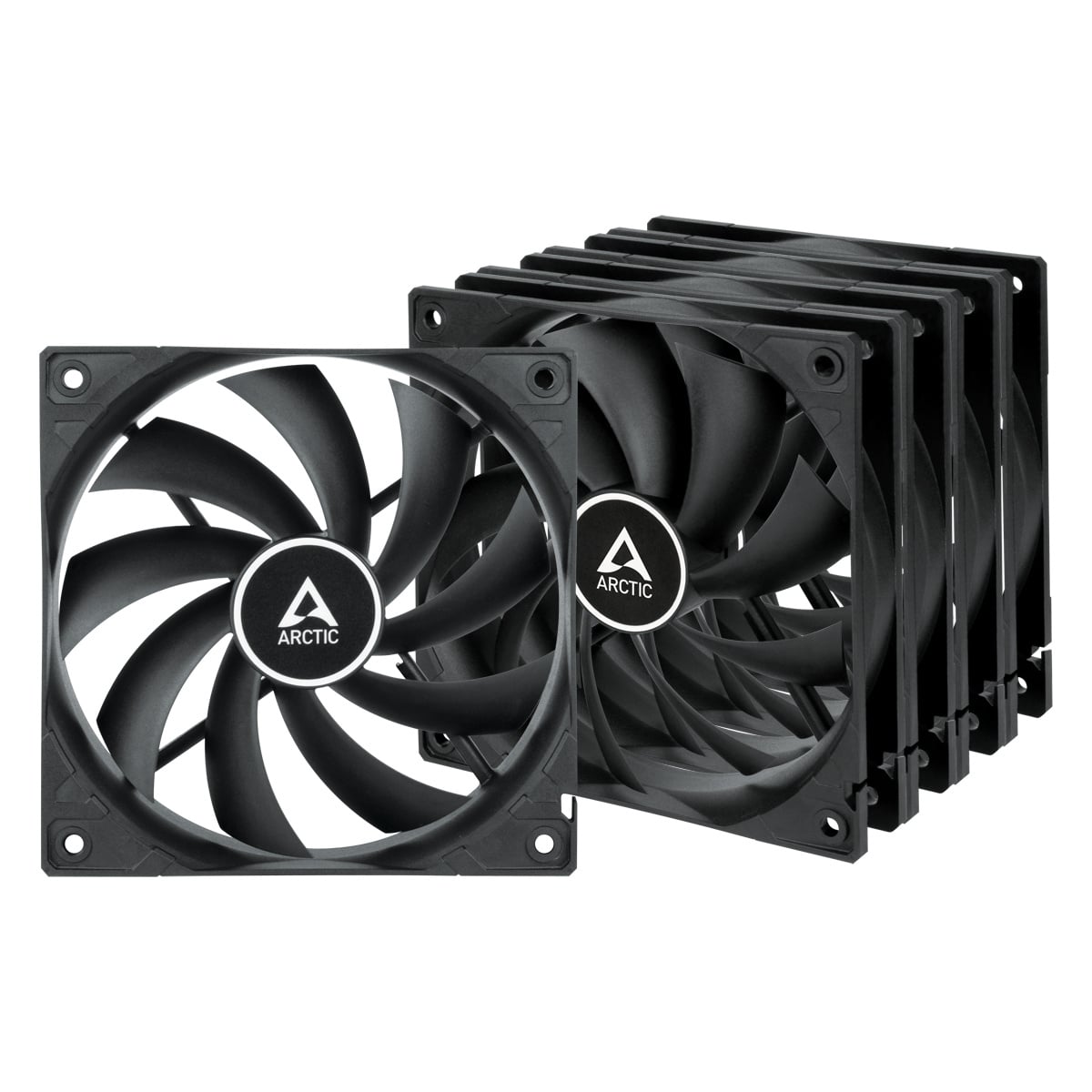 Arctic ARCTIC F12 Computer behuizing Ventilator 12 cm Zwart 5 stuk(s)