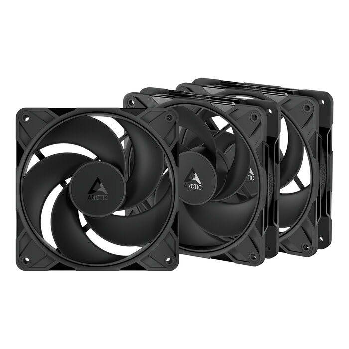 Arctic ARCTIC Freezer P12 Pro Reverse - 3 Pack Computer behuizing Ventilator 12 cm Zwart 3 stuk(s)