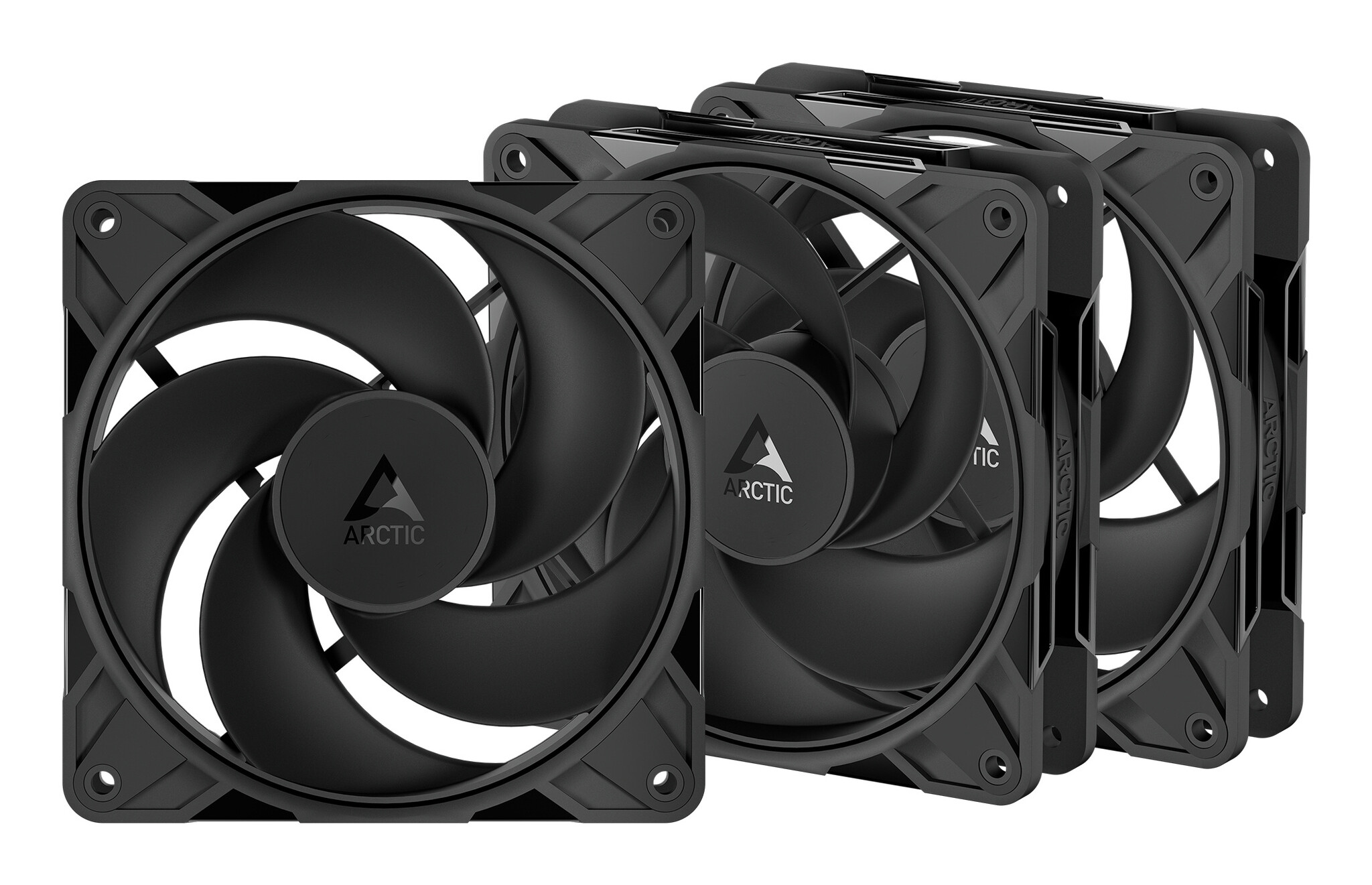 Arctic ARCTIC Freezer P12 Pro Reverse - 3 Pack Computer behuizing Ventilator 12 cm Zwart 3 stuk(s)