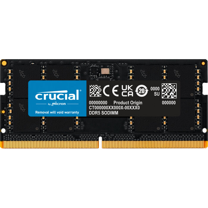 Crucial Crucial CT64G56C46S5 geheugenmodule 64 GB 1 x 64 GB DDR5 262-pin SO-DIMM