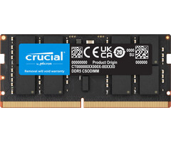 Crucial Crucial CT32G64C52CS5 geheugenmodule 32 GB 1 x 32 GB DDR5 6400 MT/s 262-pin SO-DIMM