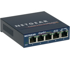 Netgear NETGEAR ProSAFE Unmanaged Switch - GS105 - Desktop - 5 Gigabit Ethernet poorten 10/100/1000 Mbps