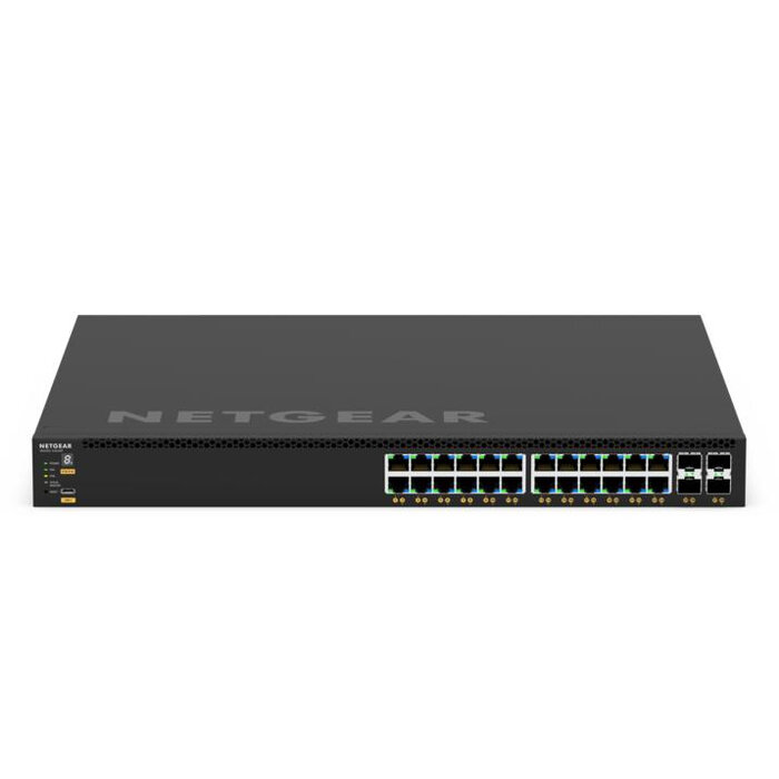 Netgear NETGEAR GSM4328 Managed L3 Gigabit Ethernet (10/100/1000) Power over Ethernet (PoE) 1U Zwart