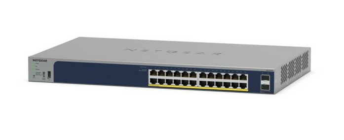 Netgear NETGEAR GS724TPP Managed L2 Gigabit Ethernet (10/100/1000) Power over Ethernet (PoE) Grijs