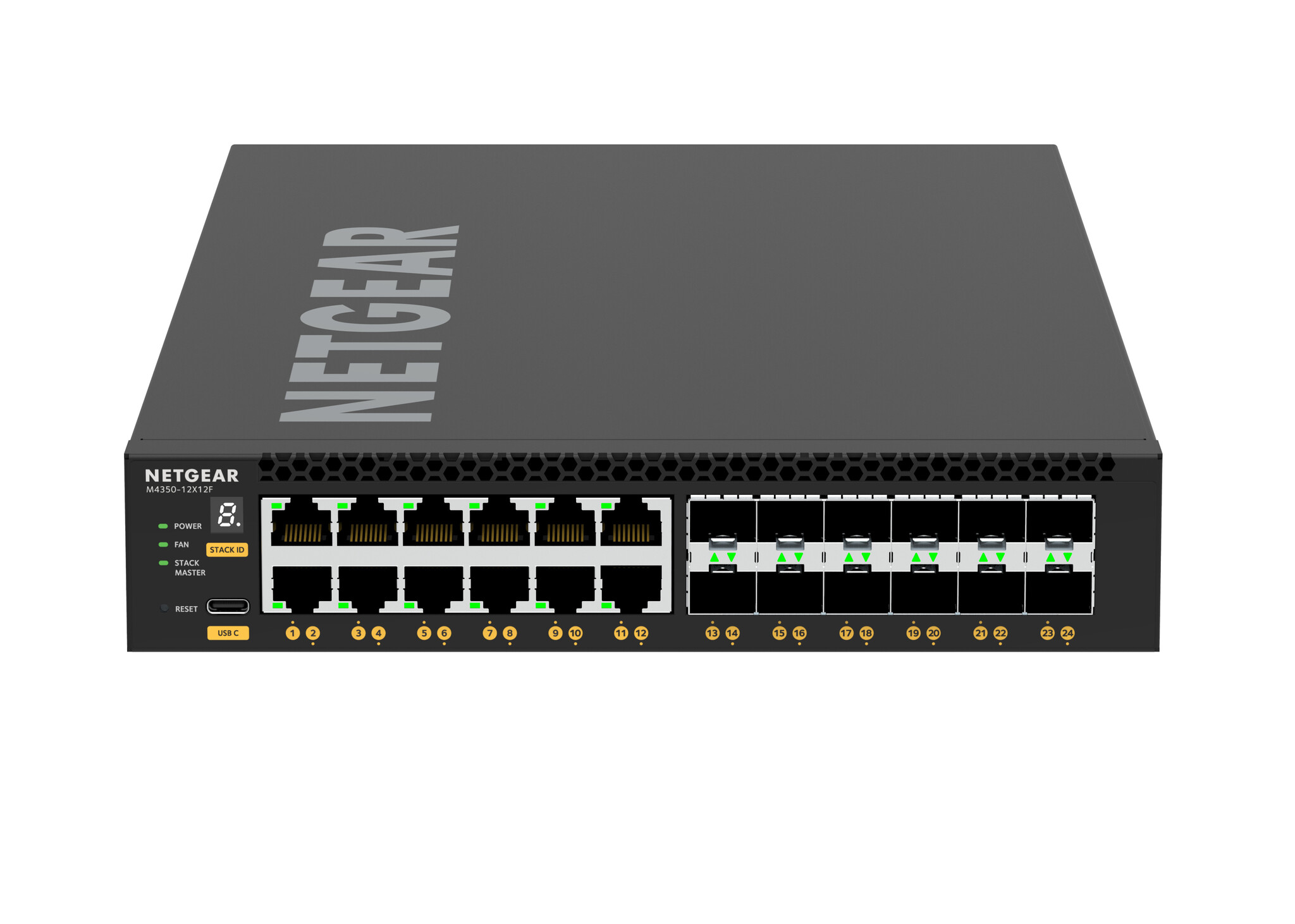 Netgear NETGEAR XSM4324 Managed L3 10G Ethernet (100/1000/10000) 1U Zwart