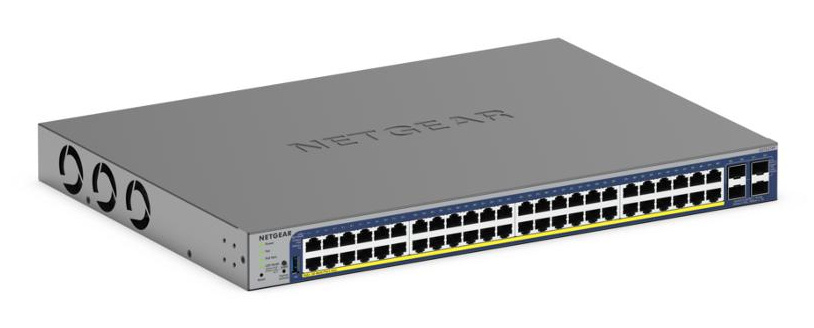 Netgear NETGEAR GS752TXP Managed L2/L3/L4 10G Ethernet (100/1000/10000) Power over Ethernet (PoE) Zwart