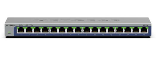 Netgear NETGEAR GS116 Unmanaged L2 Gigabit Ethernet (10/100/1000) Zwart
