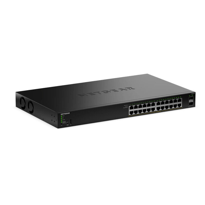 Netgear NETGEAR GS324TPv2 Managed L2/L3 Gigabit Ethernet (10/100/1000) Power over Ethernet (PoE) 1U Zwart