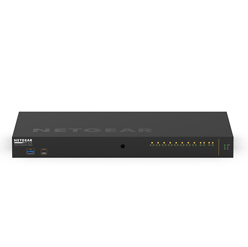 Netgear NETGEAR GSM4212UX Managed L2/L3 Gigabit Ethernet (10/100/1000) Power over Ethernet (PoE) 1U Zwart
