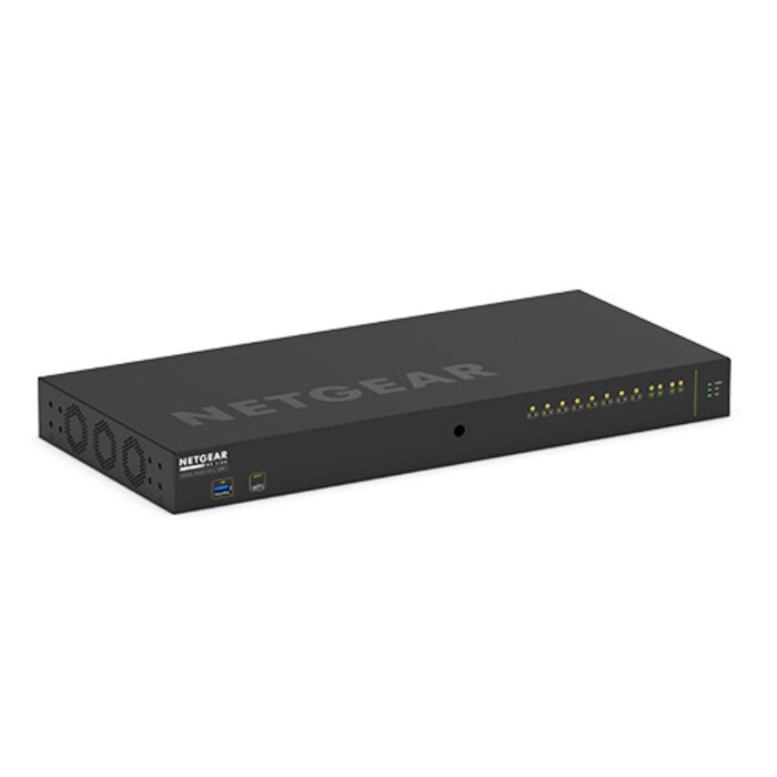 Netgear NETGEAR GSM4212PX Managed L2/L3 Gigabit Ethernet (10/100/1000) Power over Ethernet (PoE) 1U Zwart