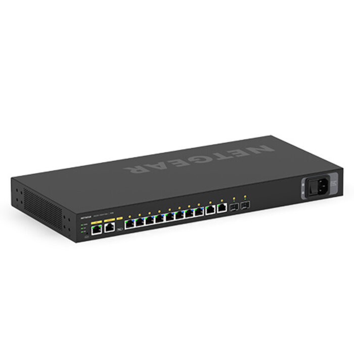 Netgear NETGEAR GSM4212P Managed L2/L3 Gigabit Ethernet (10/100/1000) Power over Ethernet (PoE) 1U Zwart