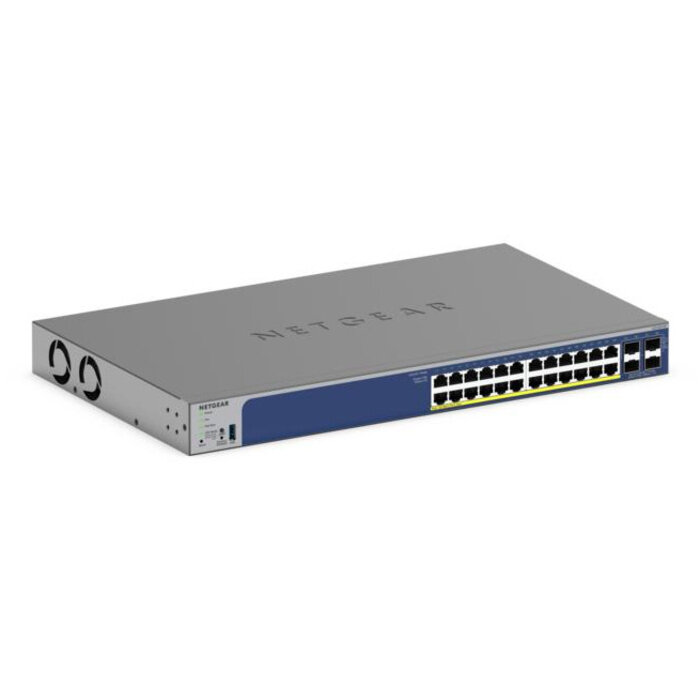 Netgear NETGEAR GS728TXP L2/L3 10G Ethernet (100/1000/10000) Power over Ethernet (PoE) Zwart