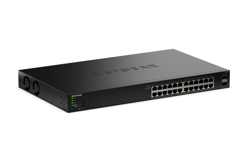 Netgear NETGEAR GS324TPv2 Managed L2/L3 Gigabit Ethernet (10/100/1000) Power over Ethernet (PoE) 1U Zwart