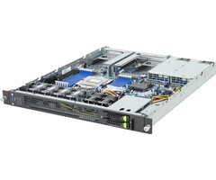 Gigabyte GIGABYTE E163-Z34-AAH1 AMD SoC Socket SP5 Rack (1U) Zwart, Staal