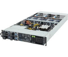 Gigabyte GIGABYTE XV23-ZU0-AAJ1 LGA 6096 Rack (2U) Zwart, Staal