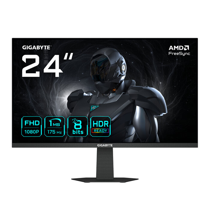 Gigabyte GIGABYTE GS24F14A computer monitor 60,5 cm (23.8") 1920 x 1080 Pixels Full HD LED Zwart