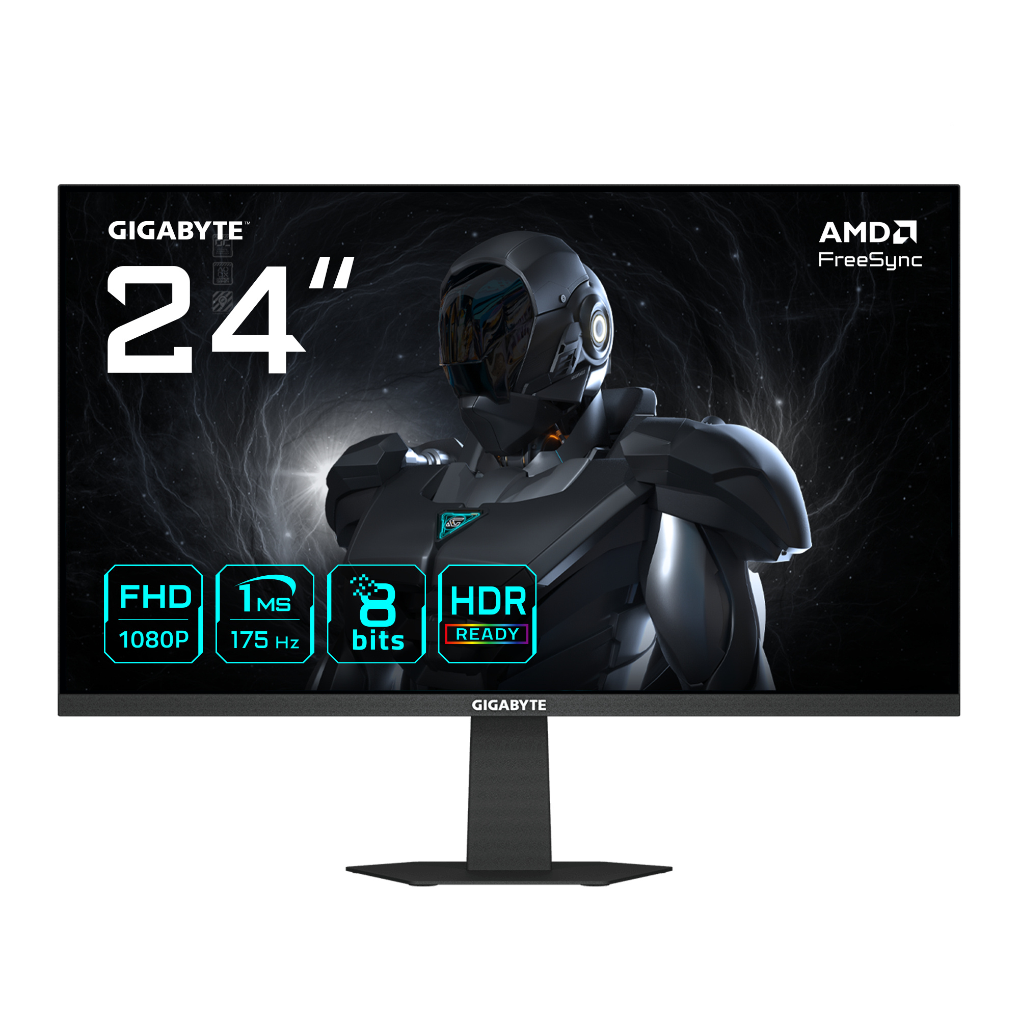 Gigabyte GIGABYTE GS24F14A computer monitor 60,5 cm (23.8") 1920 x 1080 Pixels Full HD LED Zwart