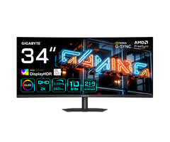 Gigabyte GIGABYTE MO34WQC36 computer monitor 86,4 cm (34") 3440 x 1440 Pixels Wide Quad HD QD-OLED Zwart
