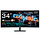 GIGABYTE MO34WQC36 computer monitor 86,4 cm (34") 3440 x 1440 Pixels Wide Quad HD QD-OLED Zwart