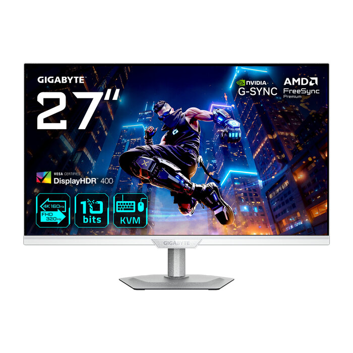 Gigabyte GIGABYTE M27UP ICE computer monitor 68,6 cm (27") 3840 x 2160 Pixels 4K Ultra HD LED Wit