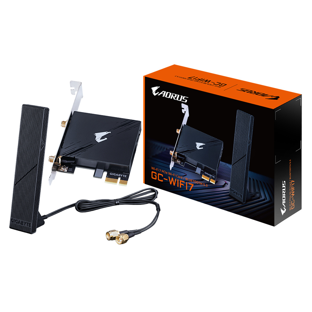 Gigabyte GIGABYTE GC-WIFI7 netwerkkaart Intern WLAN / Bluetooth 5800 Mbit/s