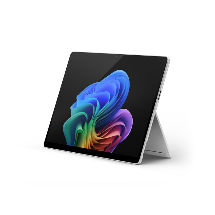 Microsoft Microsoft Surface Pro 11 Copilot+ PC 5G Snapdragon LTE 256 GB 33 cm (13") 16 GB Wi-Fi 7 (802.11be) Windows 11 Pro Platina